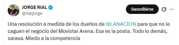 Jorge Rial sobre el Rev�s judicial para DF Entertainment y Live Nation