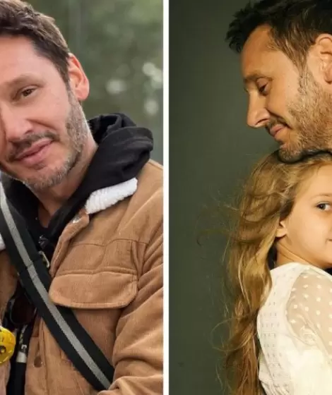 Benjam�n Vicu�a junto a sus hijos, AMancio y Magnolia