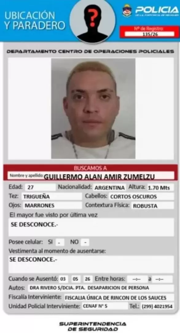 Aparecieron con vida Camila Bel�n Montesino y su hijo Carlos Amir