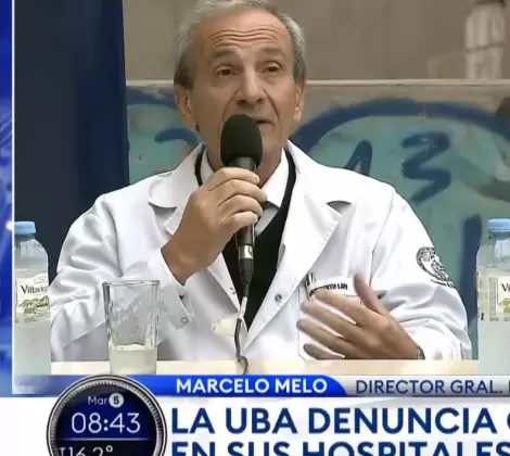 Dr. Norberto Lafos, director del Instituto Lanari
