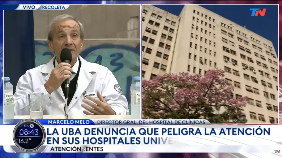 El Dr. Norberto Lafos, director del Instituto Lanari.