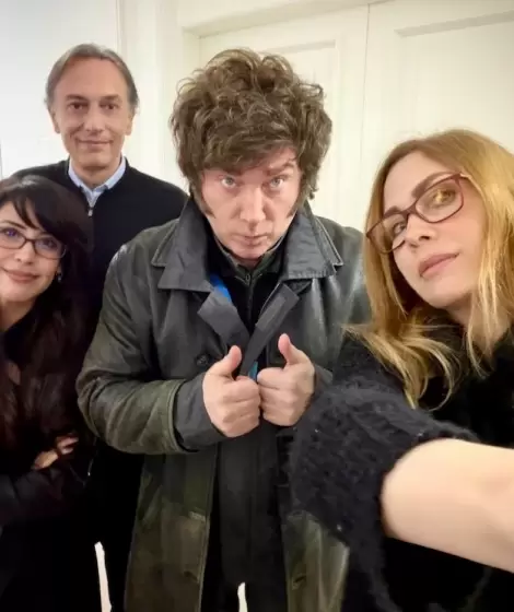 Lilia Lemoine y "Tronco" Figliuolo encabezaron una cumbre digital con streamers y militantes libertarios en Olivos junto a Milei