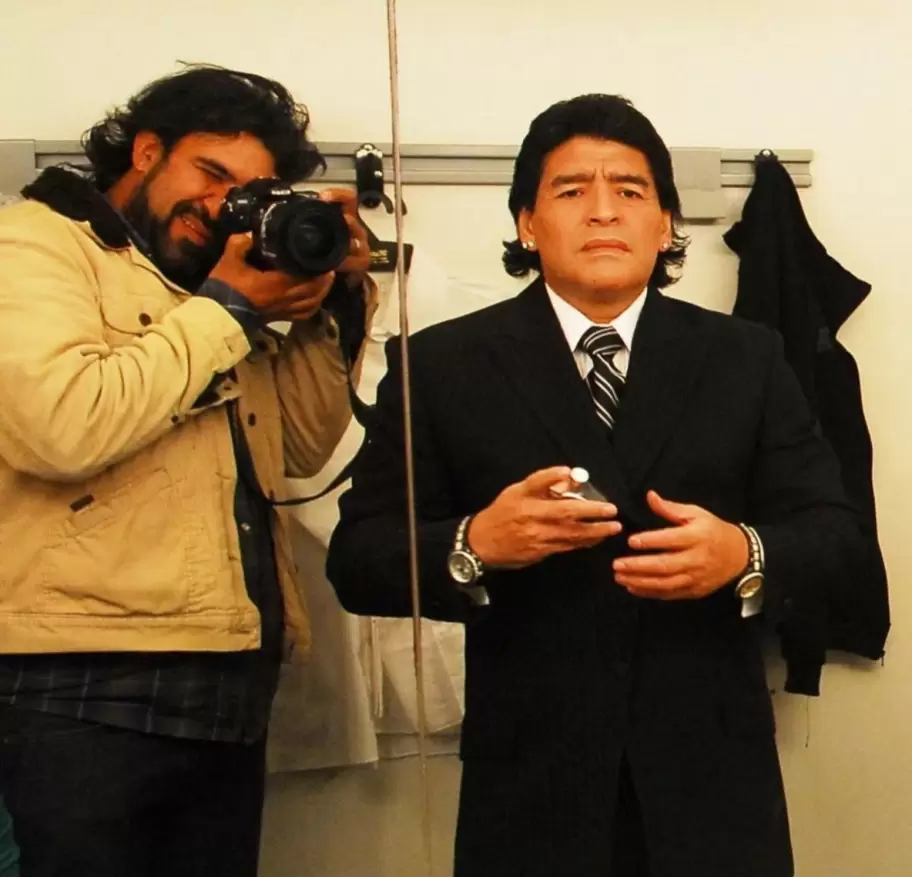 Salen a la luz fotos in�ditas de la despedida de Diego Maradona en La Bombonera