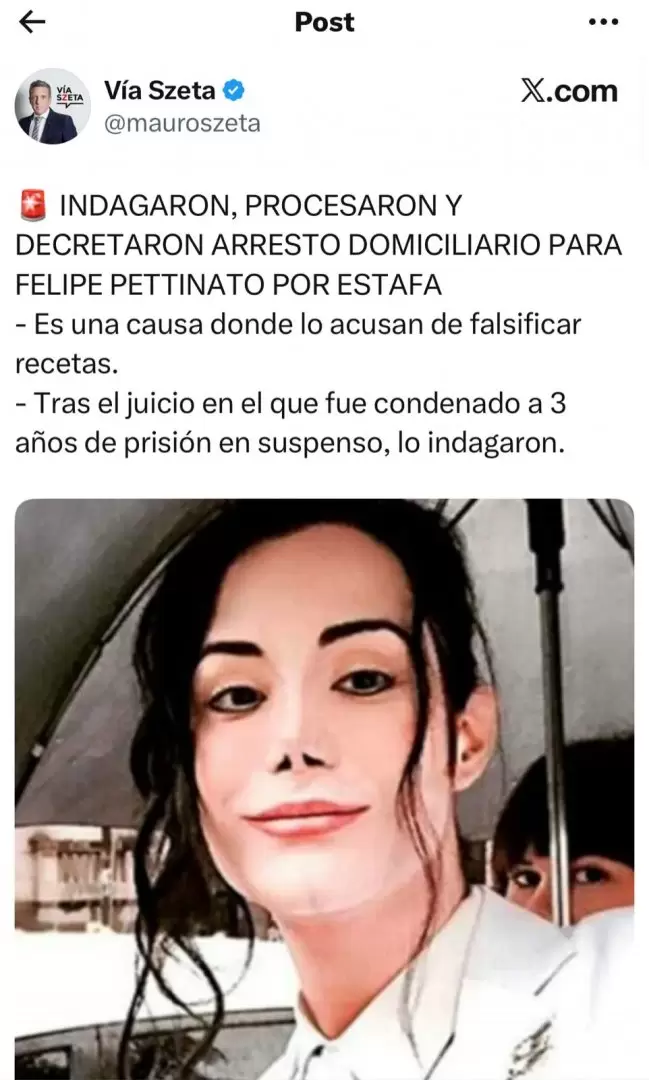 Mauro Szeta detall� la nueva causa que complica a Felipe Pettinato