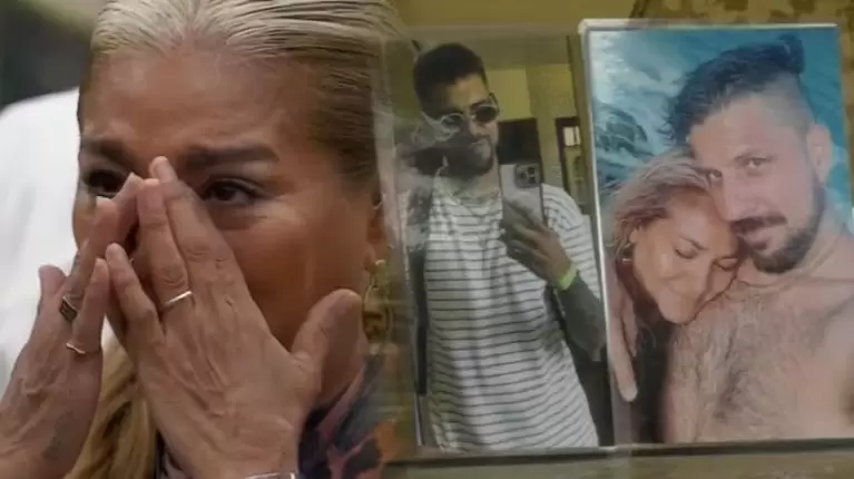 Gladys La Bomba Tucumana recibi� el mensaje de su familia y no pudo contener las lagrimas