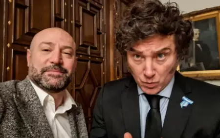 Spagnuolo y Milei