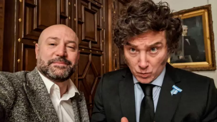 Spagnuolo y Milei