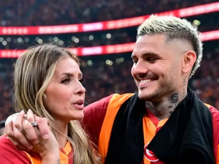 Mauro Icardi festej� con la China Su�rez el triunfo Galatasaray