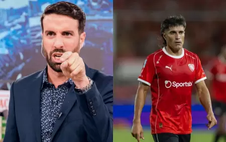 Flavio Azzaro cruz� a Ignacio Malcorra y lo acus� de haber ido "para atr�s" en el partido que Rosario Central le gan� a Independiente.