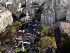 La �ltima Marcha Federal Universitaria fue una de las movilizaciones m�s multitudinarias de la historia argentina.