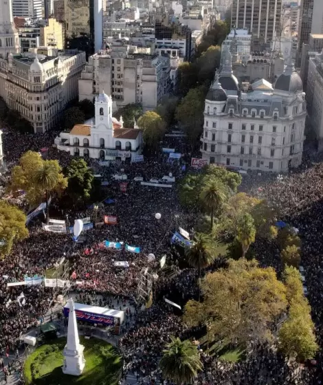 La �ltima Marcha Federal Universitaria fue una de las movilizaciones m�s multitudinarias de la historia argentina.