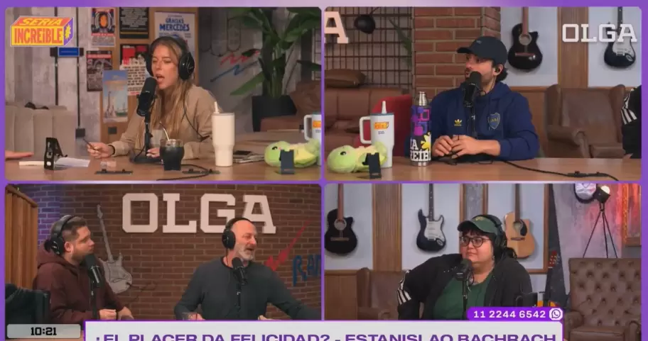 El inc�modo cruce entre Nati Jota y Estanislao Bachrach que explot� en Olga