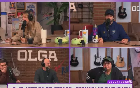 El inc�modo cruce entre Nati Jota y Estanislao Bachrach que explot� en Olga