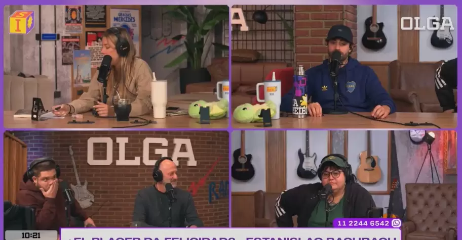 El inc�modo cruce entre Nati Jota y Estanislao Bachrach que explot� en Olga