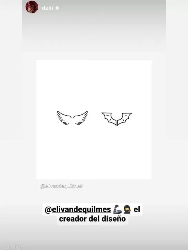 El tatuador de Duki lo denunci� por usar sus "alitas" en merchandising, Adidas y Netflix