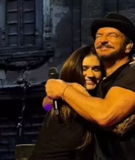 Momi Giardina y Ricardo Arjona