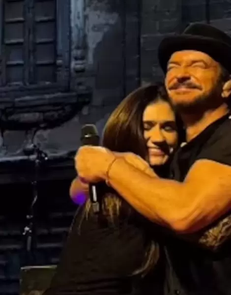 Momi Giardina y Ricardo Arjona