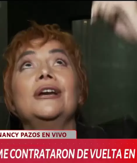 Nancy Pazos en pie de guerra con Telefe