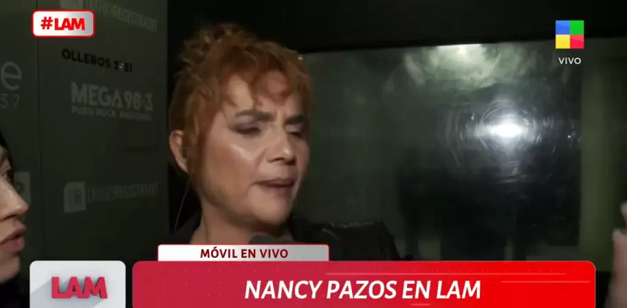 Nancy Pazos en pie de guerra con Telefe