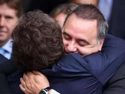 Manuel Adorni y Javier Milei