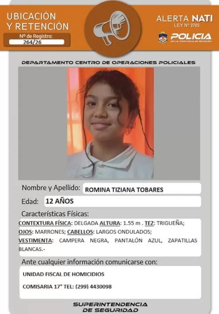 La provincia vive horas de m�xima tensi�n tras la desaparici�n de Romina Tiziana Tobares y Estela Isabel Castro