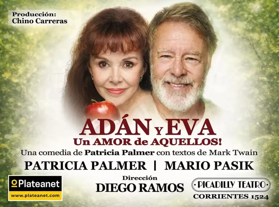 Mario Pasik y Patricia Palmer protagonizan "Ad�n y Eva, un amor de aquellos"