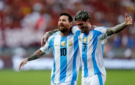 Lionel Messi�y Rodrigo De Paul