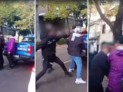 Choc� dos autos, atac� a trompadas a polic�as y termin� detenido tras una persecuci�n
