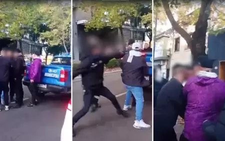 Choc� dos autos, atac� a trompadas a polic�as y termin� detenido tras una persecuci�n