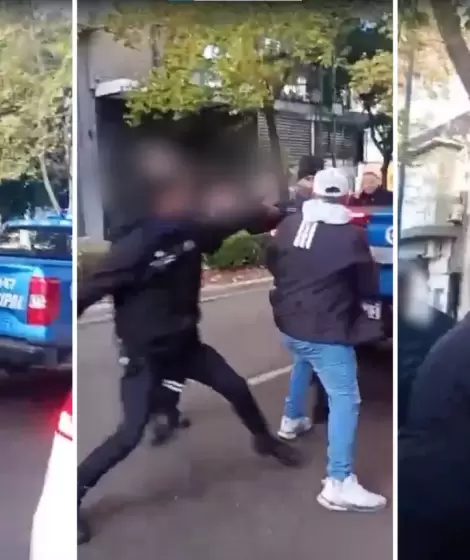 Choc� dos autos, atac� a trompadas a polic�as y termin� detenido tras una persecuci�n