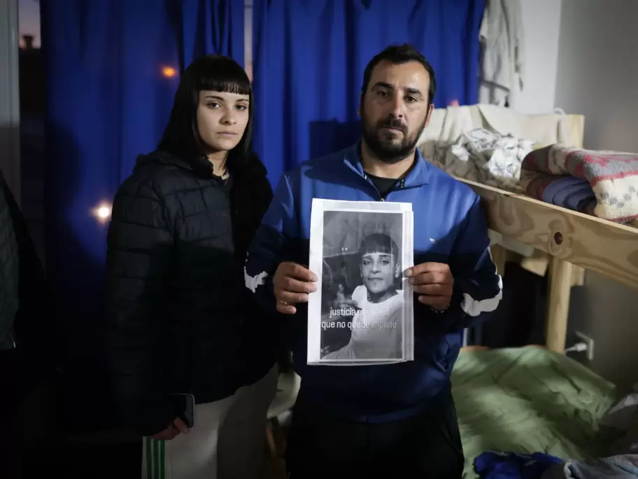 Marcos Mart�nez, el pap� de Kevin, y su hermana Tatiana