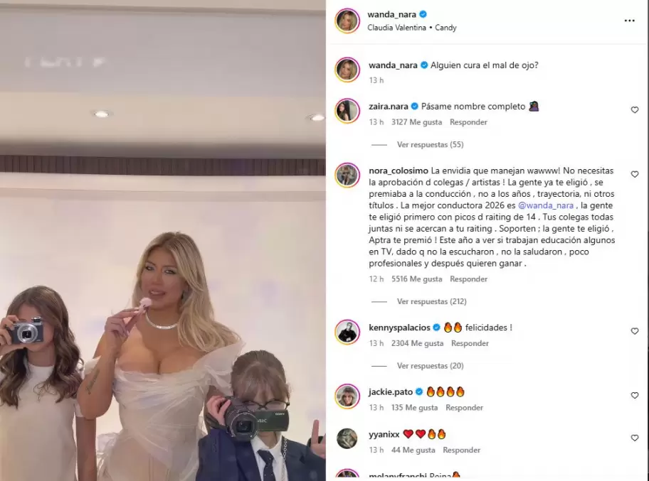 La publicaci�n de Wanda Nara