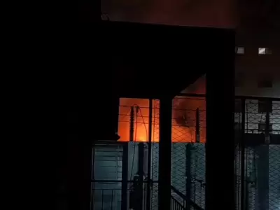 Incendio en la subestaci�n de Parque Centenario de Edesur