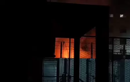 Incendio en la subestaci�n de Parque Centenario de Edesur