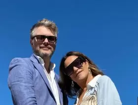 Mar�a Fernanda Callej�n y Ricky Diotto