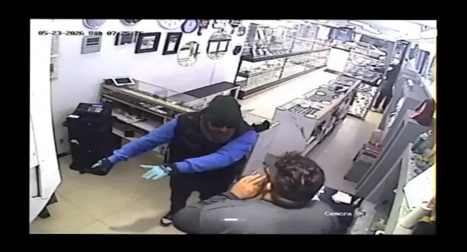 As� fue el violento robo en la joyer�a La Perla