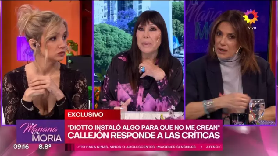 Tenso cruce entre Moria Cas�n y Fernanda Callej�n