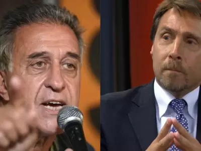 N�stor Pitrola cuestion� a Eduardo Feinmann por cruzar a su nieto presidente del Centro de Estudiantes del Nacional Buenos Aires.