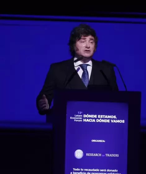 Javier Milei en la 12� edici�n del Latam Economic Forum