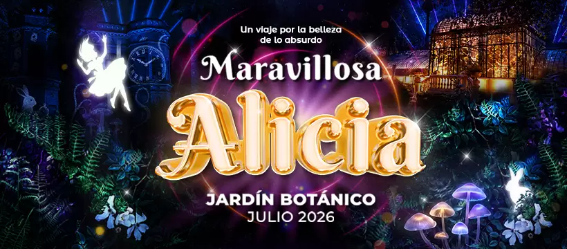 El Jardín Botánico se convertirá en un mundo fantástico con "Maravillosa Alicia"