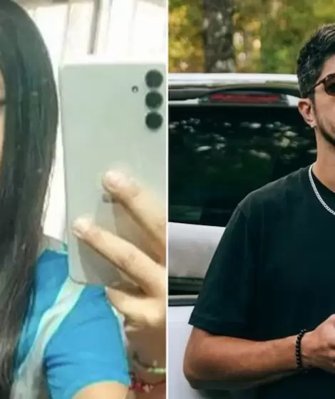 Agostina Vega de 14 a�os y Claudio Gabriel Barrelier, principal sospechoso de su femicidio.