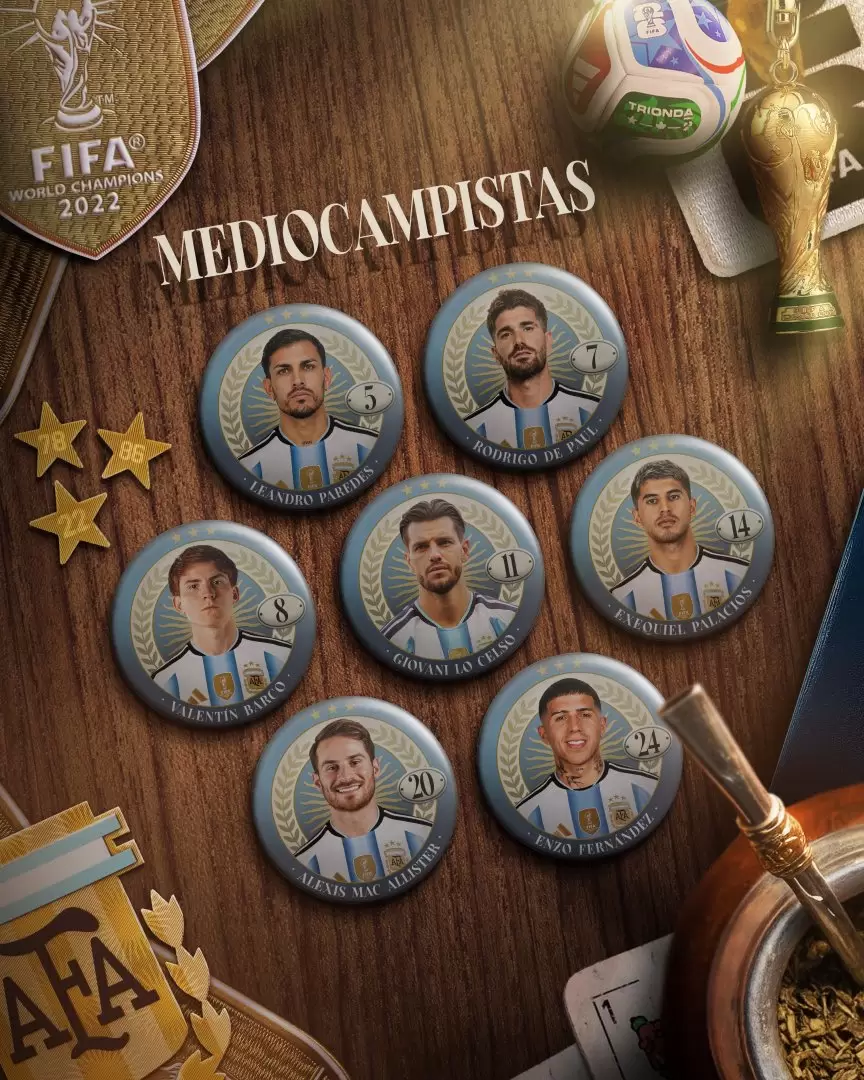 La lista de convocados de la Selecci�n argentina