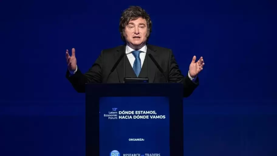 Javier Milei en el Latam Economic Forum