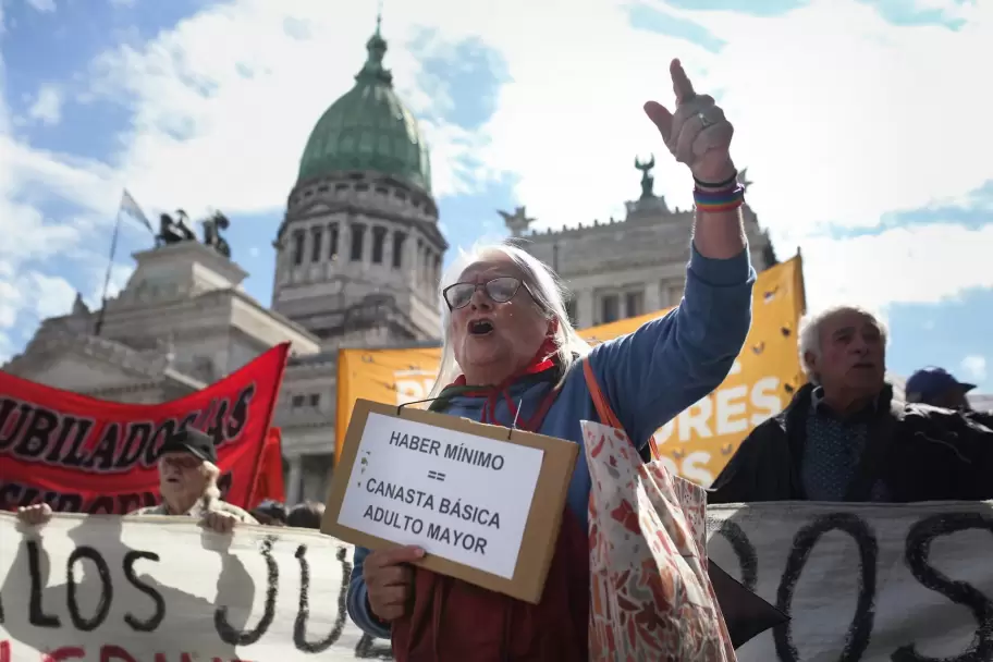 Jubilados en pie de lucha