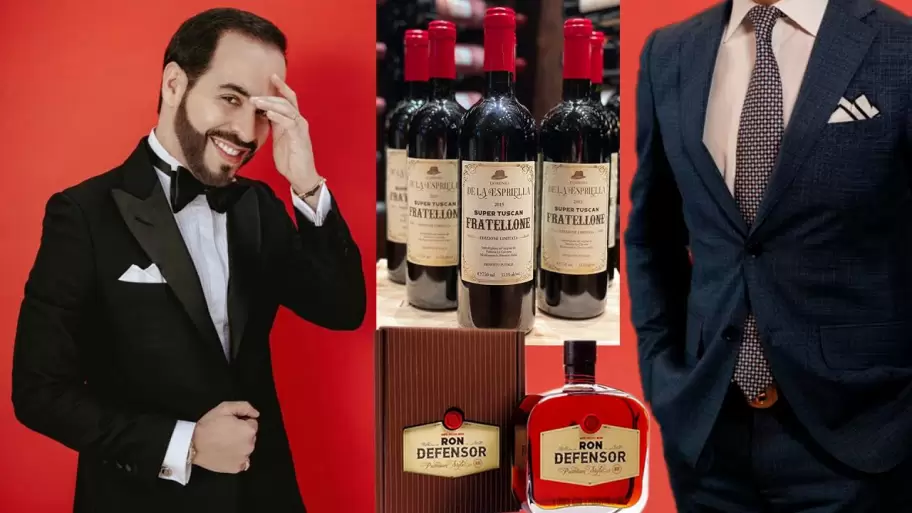 La moda italiana y la industria del vino, las dos corrientes que explota Abelardo de la Espriella