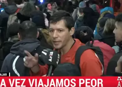 Indignado, un trabajador afectado por el paro de subtes le dej� un mensaje a Milei