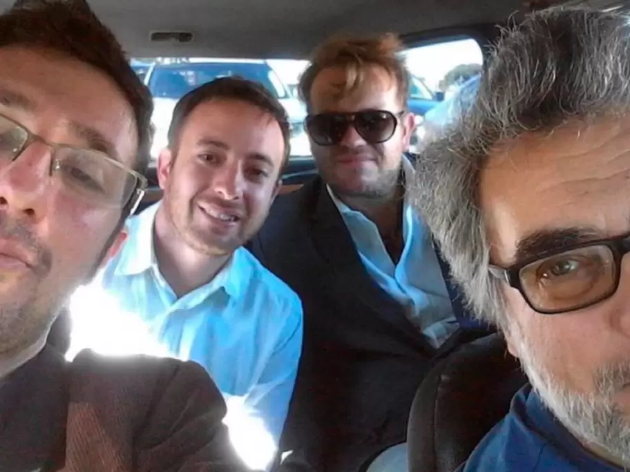 Pablo Laurta junto a Agustín Laje y Nicolás Márquez, abanderados de la "batalla cultural" de Milei
