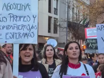 La comunicad educativa cordobesa se moviliz� por el caso de Agostina Vega