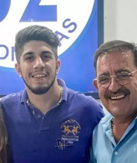 En el centro el �nico sospechoso del femicidio de Agostina Vega, Claudio Gabriel Barrelier, y a su lado el ex concejal y abogado Ricardo Moreno.