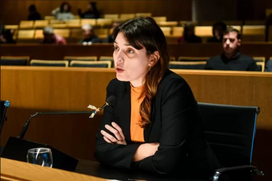 Cintia Frencia, concejala de la ciudad de Córdoba por el Frente de Izquierda Unidad y el Partido Obrero.